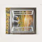 Tournesol positif espoir cascade Tapisserie (Devant (Horizontal))