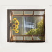 Tournesol positif espoir cascade Tapisserie (Devant (Horizontal))