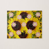 Tournesol Puzzles Fleurs Roses (Horizontal)