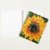 Tournesol radieux en pixels (Devant avec enveloppe)