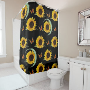 Tournesol rideau de douche