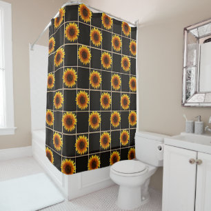 Tournesol rideau de douche