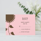 Tournesol RSVP sur rose (Debout devant)