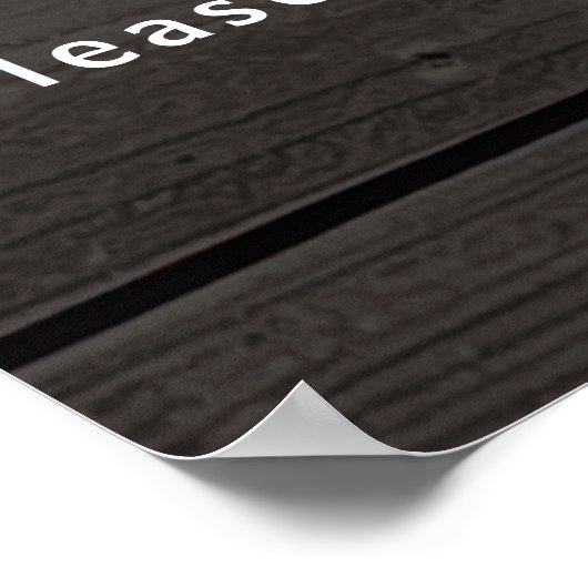 Tournesol rustique avec lumières Poster Mariage (Coin)