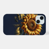 Tournesol rustique bleu (Verso Horizontal)