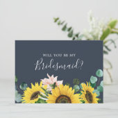 Tournesol rustique | Carte de proposition de la Ma (Debout devant)