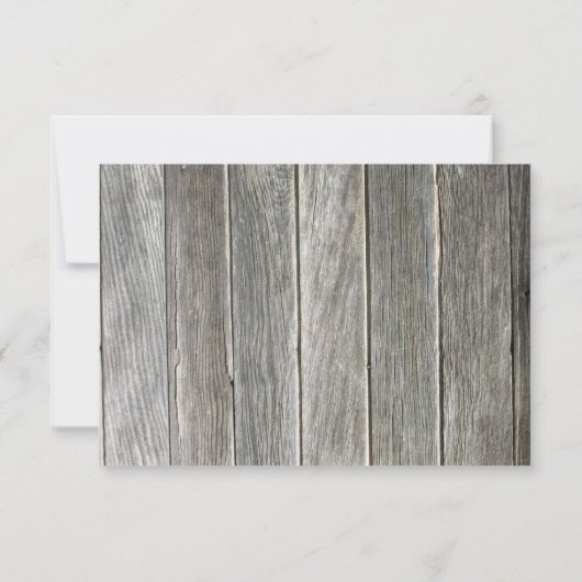 Tournesol rustique Grange Bois Bleu Ruban RSVP (Dos)