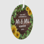 Tournesol Rustique M & Mme Notre 1er Noël (devant)