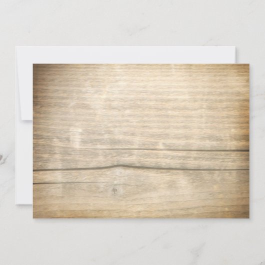 tournesol rustique mason jarre mignonne faire-part (Dos)