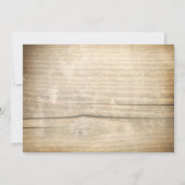 tournesol rustique mason jarre nuptiale invitation (Dos)