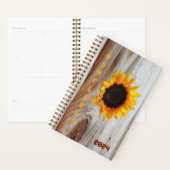 Tournesol Rustique Pays Photographie Bois (Devant avec enveloppe)