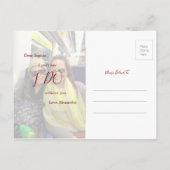 Tournesol Serez-Vous Mon Invitation D'Épouse (Dos)