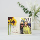 Tournesol Serez-Vous Mon Invitation D'Épouse (Debout devant)