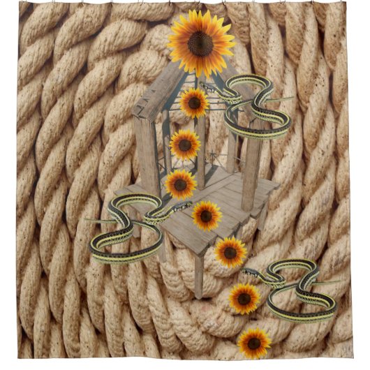 Tournesol Serpent rideau de douche (Devant)