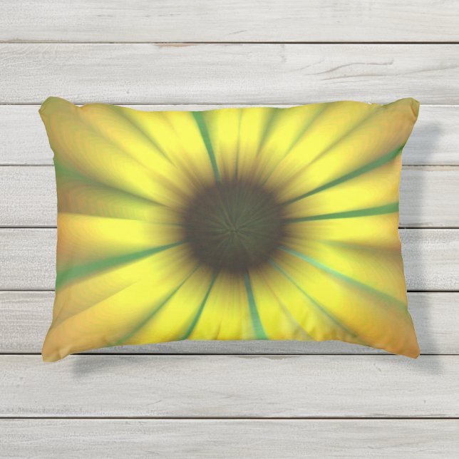 Tournesol Trippy 12 X 16 Coussin (Devant)