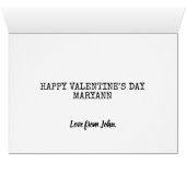 Tournesol Tu es mon Soleil Saint-Valentin Mignon (Intérieur Horizontal (Bas))