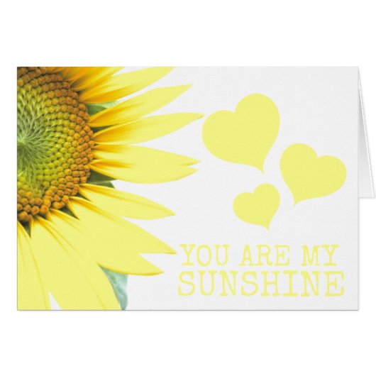 Tournesol Tu es mon Soleil Saint-Valentin Mignon (Devant horizontal)