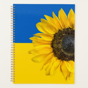 Tournesol ukrainien au drapeau