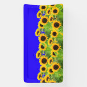 Tournesol Ukrainien Drapeau Couleurs Bannière Supp (Verticale)