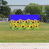 Tournesol Ukrainien Drapeau Couleurs Bannière Supp (Insitu)