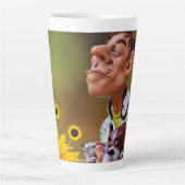 Tournesol Vétérinaire Latte Mug (Devant)