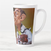 Tournesol Vétérinaire Latte Mug (Droite)