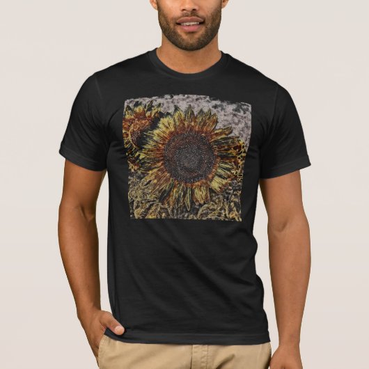 Tournesol vintage #4 T-shirt (Devant)