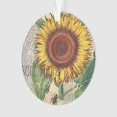Tournesol Vintage Damas Fleur Art (devant)