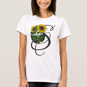 Tournesol Vintage S T-shirt initial