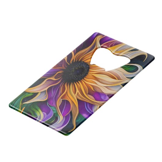 Tournesol violet et or (Dos Angle)