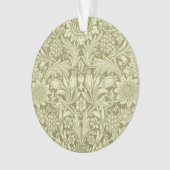 Tournesol William Morris Vintage Olive Damask (devant)