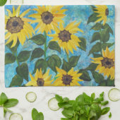 Tournesols #3 - Serviette de cuisine (Plié)