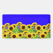 Tournesols Bannières Ukraine Drapeaux couleurs sou (Horizontal)