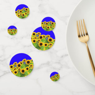 Tournesols Confetti Ukraine Drapeaux couleurs - So