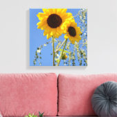 Tournesols dans la toile du ciel Imprimer (Insitu(Salon))