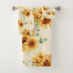 Tournesols de jardin de campagne