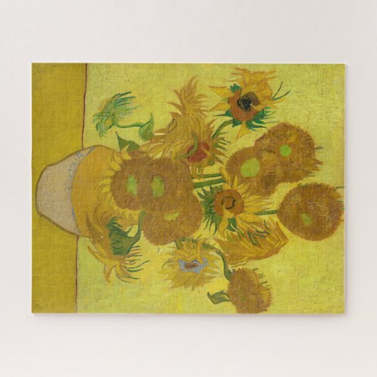 Tournesols de Van Gogh Peinture Art Jigsaw Puzzle (Horizontal)
