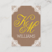 Tournesols Dentelle Jar Russe Mariage Cartes de pl (Dos)