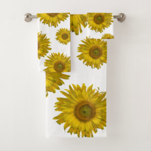 Tournesols dispersés par jaune