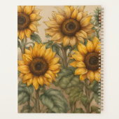 Tournesols en fleurs (Dos)