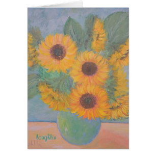 Tournesols en pente