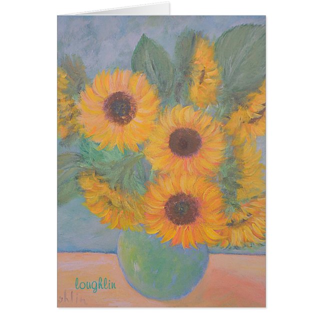 Tournesols en pente (Devant)