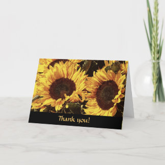 tournesols ensoleillés lumineux de Merci