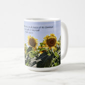 Tournesols et ciel avec la Coupe de Mug de l'Ecrit (Devant droit)