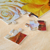 Tournesols et fleurs d'art Rose Puzzle (Côté)