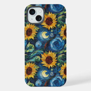 Tournesols et nuit étoilée de Van Gogh
