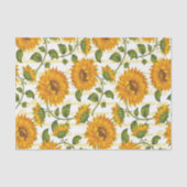 Tournesols et papier de soie texte (Recto)