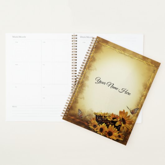 Tournesols et papillons (Devant avec enveloppe)