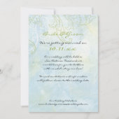 Tournesols et Volutes, Faire-Part de Mariage (Devant)