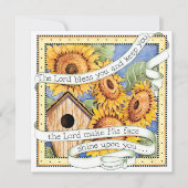 Tournesols - invitation (Devant)